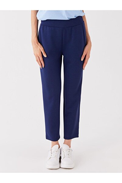 LC Waikiki Γυναικείο χοντρό παντελόνι με ελαστική μέση (W3)