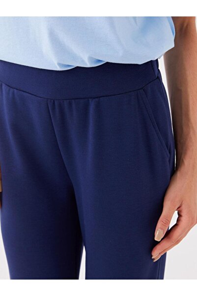 LC Waikiki Γυναικείο χοντρό παντελόνι με ελαστική μέση (W3)