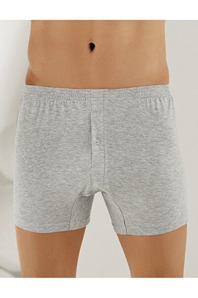 Şahinler Men's Buttoned 100% Cotton 6-Piece Boxers