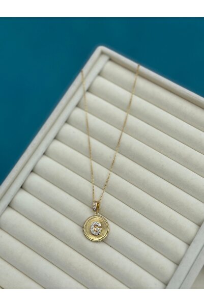 Rüya Taşlı G Harf Kolye