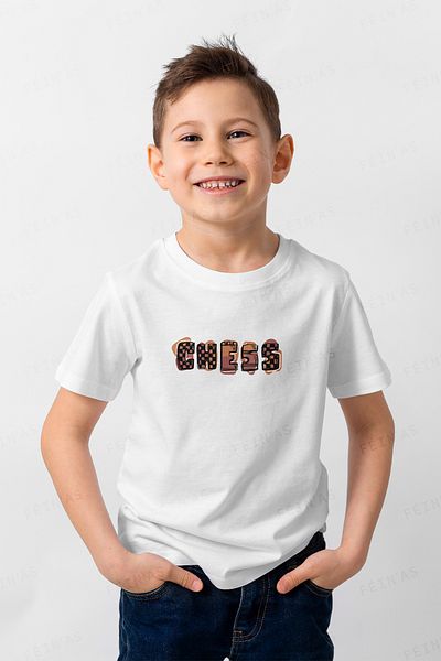 feinas Tricou pentru copii - Șah