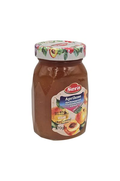 SERA Apricot Jam with 45% Fruit – Sera, Traditional Turkish, Vegan, 370g