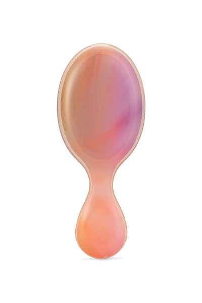 Wet Brush فرشاة شعر صغيرة لفك تشابك الشعر من ديسيرت أفترجلاو باللون الوردي