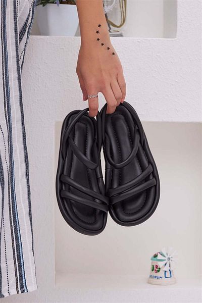 Behtah Kundura Strappy Sandals Comfortable Sole Outdoor Sandals Summer Shoes