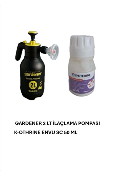 ARTI İLAÇLAMA Envu K-othrine Sc 50 Böcek Kene Haşere İlacı Gardener 2Lt Basın...