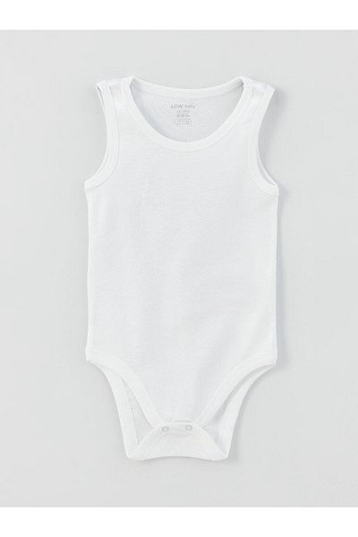 LC Waikiki Crew Neck Baby Girl Snap Bodysuit 2-Piece (W3)