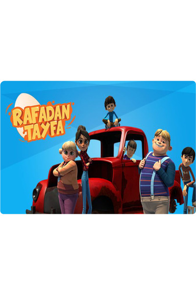 BatıDoğu Rafadan Tayfa Dikdörtgen Pasta Yenilebilir Resim Baskı 28*19 cm