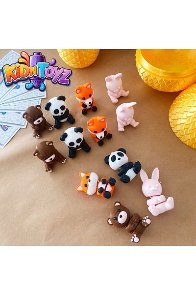 kidntoyz Twinkle Forest Animals & Surprise Egg Set