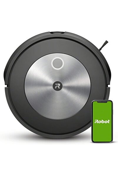iRobot Roomba Drmz Yeni Seri Güçlü j7 Akıllı Robot Süpürge+Evcil Hayvanlar İçin,Home Base, 600 ML Akıllı