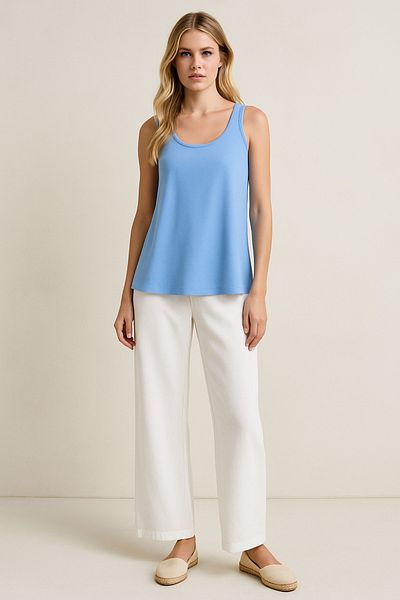 EFFE 5 Pieces Cotton Supreme Combed Cotton Strap Blouse