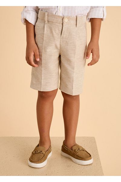 MAYORAL Pantaloni scurți din in Bermude pentru băiat Bej 3217