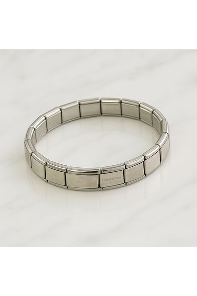 İMVULA Italian Charm Steel Bracelet