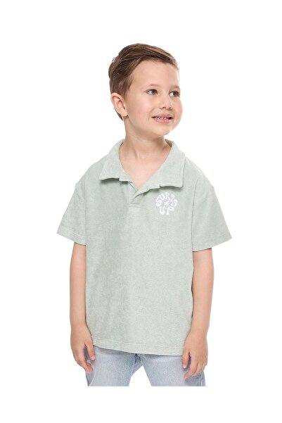 R&B تي شيرت بولو للأولاد من مينت، مقاس 2-8 سنوات