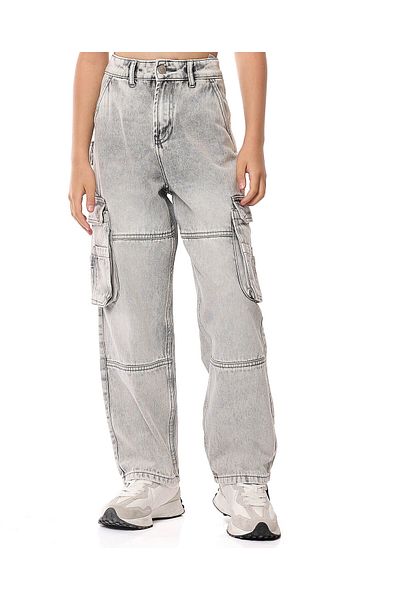 R&B Gray BOYS DENIM PANT 8-16Y