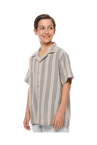 R&B Brown BOYS SHIRT 8-16Y