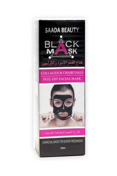 SAADA BEAUTY Black Charcoal Collagen Mask 100 ml