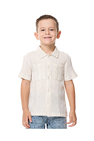 R&B قميص متعدد الألوان للأولاد من عمر 2 إلى 8 سنوات