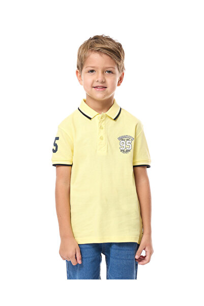R&B Yellow BOYS POLO T-SHIRT 2-8Y