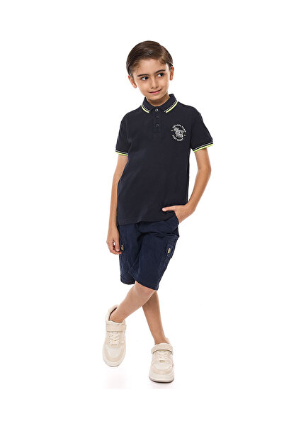 R&B Navy Blue BOYS POLO T-SHIRT 2-8Y
