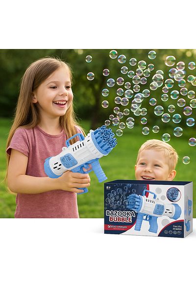 Generic 36-Hole LED Bubble Blower – Automatic Bubble Machine Toy for Kids, Boys & Girls Age 3+