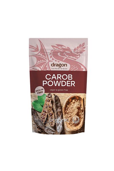 Dragon Superfoods Pudra de Roscove(Carob)Bio Raw Dragon Superfoods 200 g