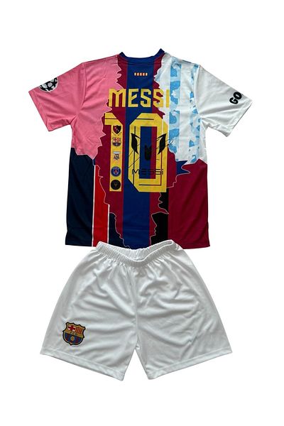 TETYS Custom Mix Series New Design High Quality-Lionel-10-Messi-Whole Team Partner Set of 2 Child Jersey