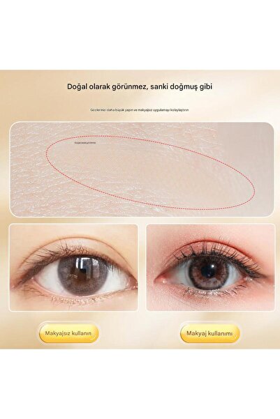 PROMARK UP Eşsiz Ağ Dokulu Çift Katlı Göz Kapağı Etiketleri – Daha Geniş ve D...