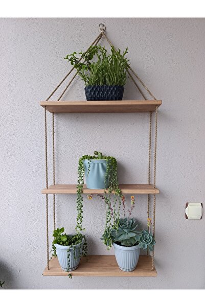 sjs ahşap Ahşap Balkon Çiçekliği, Katlı Dekoratif Çiçeklik, Tavan Askı Çiçeklik.