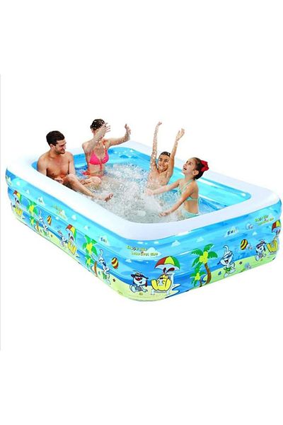 Brivoo® Inflatable Family Pool, Children, 305cm, Rectangular,