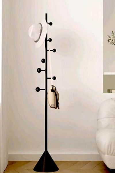 Generic a modern, minimalist floor-standing coat, Abaya and clothes rack, a Nordic and light luxury design