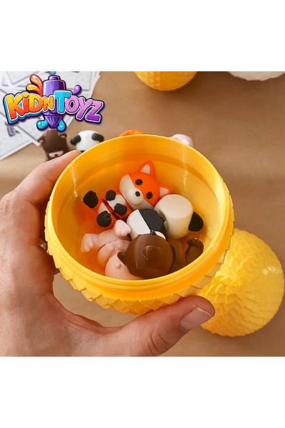 kidntoyz Twinkle Forest Animals & Surprise Egg Set