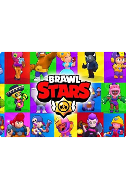 BatıDoğu Brawl Stars Dikdörtgen Pasta Yenilebilir Resim Baskı 28*19 cm