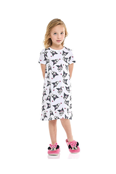 R&B فستان نوم متعدد الألوان للبنات من عمر 2 إلى 8 سنوات