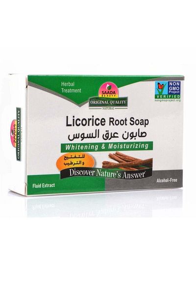 SAADA BEAUTY Licorice Soap for Whitening and Moisturizing 125 grams