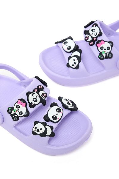 R&B Lilac GIRLS SLIPPERS 31-36