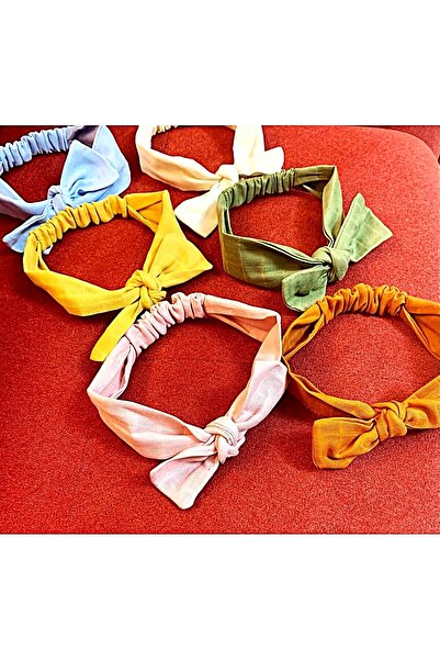 minikiti 6 Pieces 100% Cotton Muslin Baby Girl Children Bandana Colorful