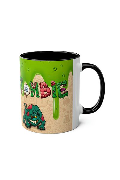 DUBLEMETRE Zombie Pattern Printed Mug