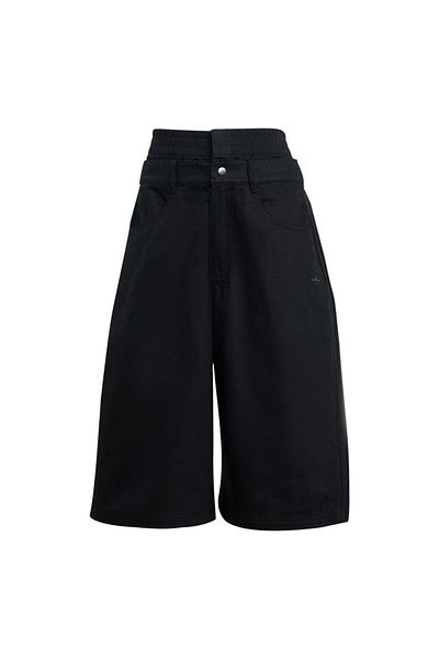 adidas Black Women's Shorts Fb Utility Jort Jx7592