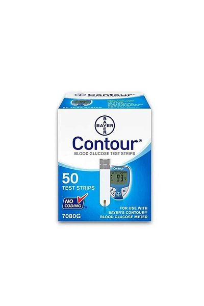 CONTOUR Contour Blood Glucose Test Strips 50 Strips