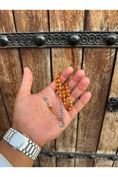 Sahra Gümüş alpaka püsküllü arpa kesim minik taneli bilek boy hareli sıkma ke...