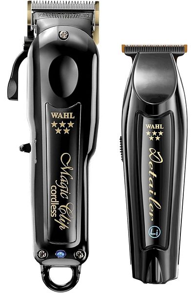 Wahl Professional Cordless Barber Combo, Cordless Magic Clip and Detailer Li, 100-Minute Run Time