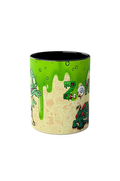 DUBLEMETRE Zombie Themed Printed Mug
