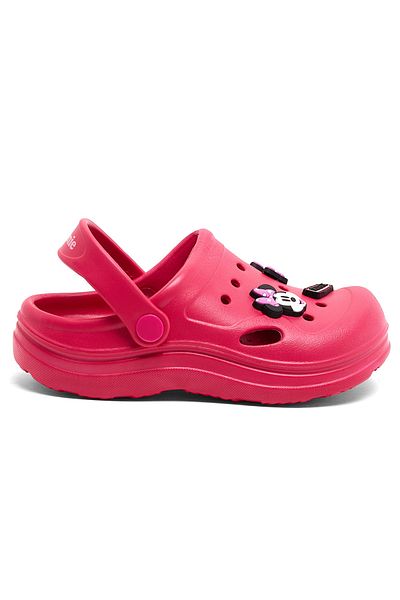 R&B Fuchsia KIDS GIRLS CLOGS CHARACTER 26-31