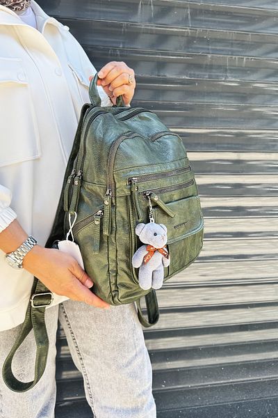 Just Polo New Season Long Strap Multi-Compartment Women's Handbag and Backpack