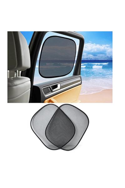 OKAVANGO Car Sunshade Side Window Curtain Auto Sunshade Vehicle Sunshade Front Window Sunshade 2Pcs Compatible