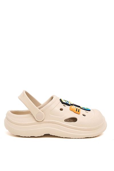 R&B Beige BOYS CLOGS 32-37