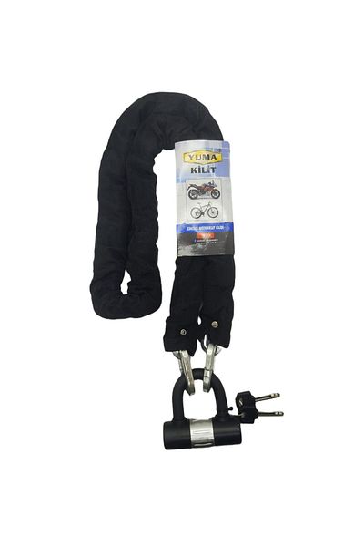 emosavm Motorcycle Lock with Chain 10Mmx150Cm