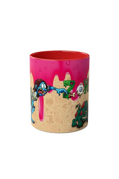 DUBLEMETRE Zombie Themed Printed Mug