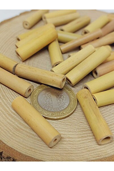 Yasamtohumu Бамбукови мъниста 7.5*30мм/10бр. (54584)