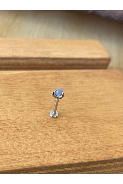 Rupen Kraft 316 L Surgical Steel Anti Allergic Claw Model Opal Stone Cartilage Helix Tragus Piercing
